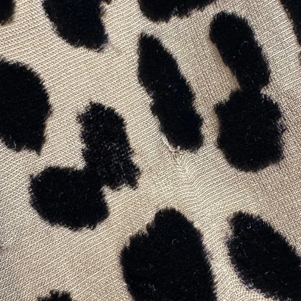 Kate‎ Spade New York Leopard Animal Print Smocked Midi Skirt XL